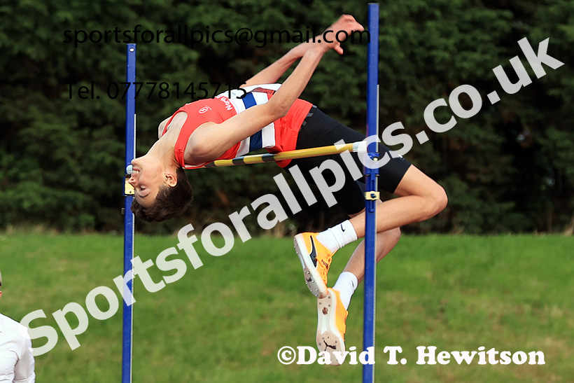 High jump, 2025 NEGP No 2, Monkton Stadium, Wednesday, May 28th. Photo: David T. Hewitson/Sports for All Pics